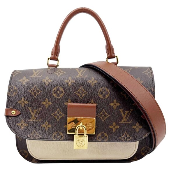 Louis Vuitton  Vaugirard Monogram Canvas Shoulder Bag Brown - Picture 1 of 11